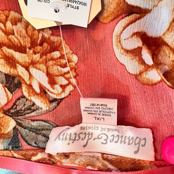 NWT PEACHY PINK KIMONO - Picture 7 of 9